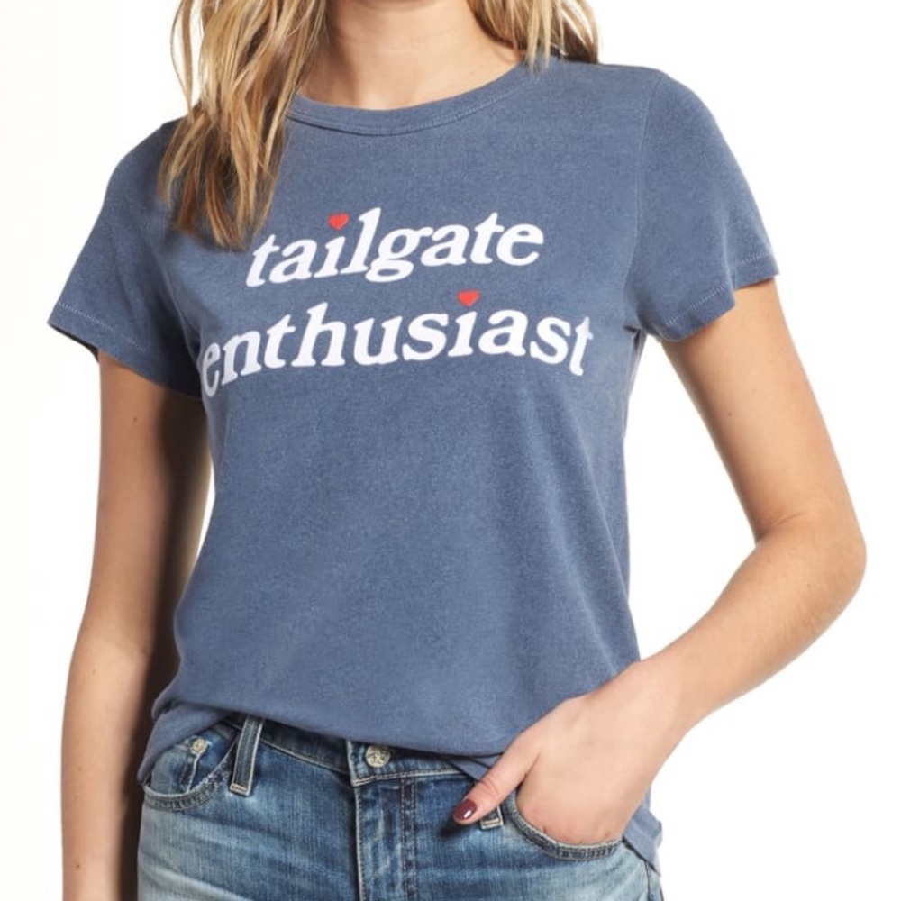 Junk food “tailgate enthusiast” tee
